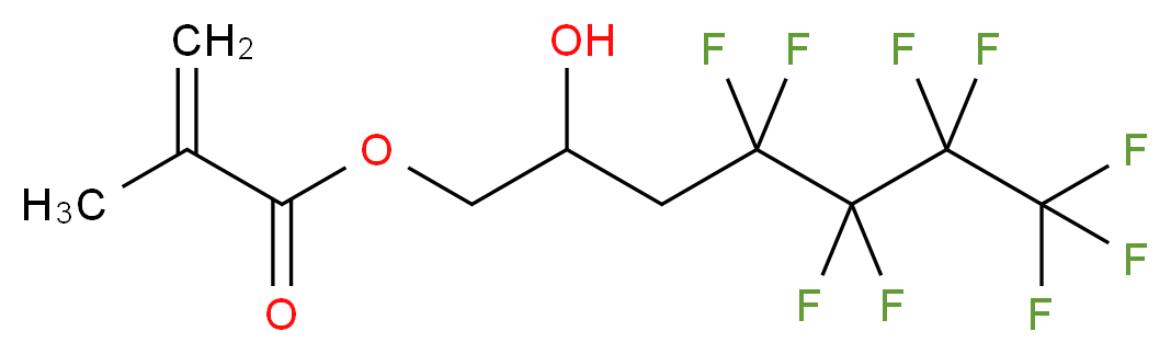 3-(Perfluorobutyl)-2-hydroxypropyl methacrylate_分子结构_CAS_36915-03-4)