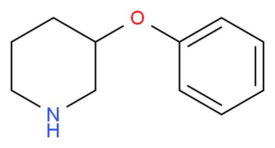 3-苯氧基哌啶_分子结构_CAS_151666-08-9)