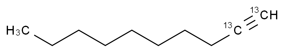 (1,2-<sup>1</sup><sup>3</sup>C<sub>2</sub>)dec-1-yne_分子结构_CAS_1173021-84-5