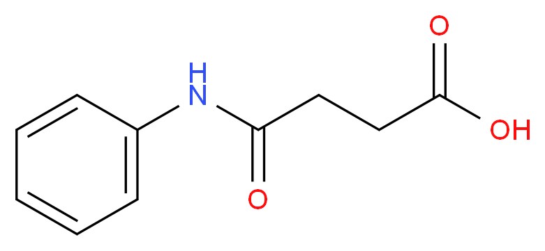 3-(phenylcarbamoyl)propanoic acid_分子结构_CAS_102-14-7