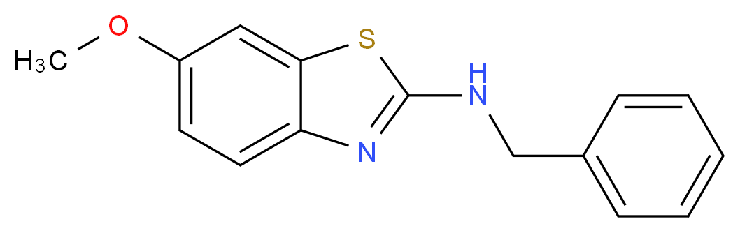 N-benzyl-6-methoxy-1,3-benzothiazol-2-amine_分子结构_CAS_16763-01-2)