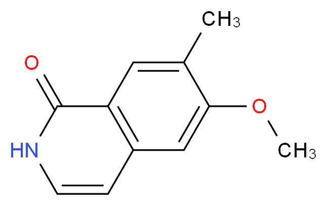 6-methoxy-7-methylisoquinolin-1(2H)-one_分子结构_CAS_209286-01-1)