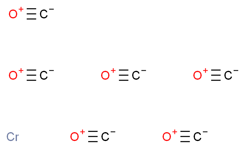 hexakis(methanidylidyneoxidanium) chromium_分子结构_CAS_13007-92-6