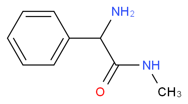 2-amino-N-methyl-2-phenylacetamide_分子结构_CAS_93782-07-1