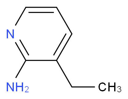 3-ethylpyridin-2-amine_分子结构_CAS_42753-67-3)
