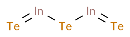 INDIUM TELLURIDE_分子结构_CAS_1312-45-4)