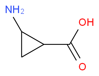 2-aminocyclopropane-1-carboxylic acid_分子结构_CAS_124330-65-0