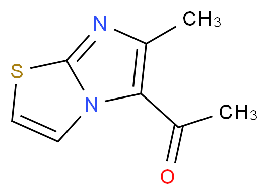 1-(6-methylimidazo[2,1-b][1,3]thiazol-5-yl)ethanone_分子结构_CAS_57738-11-1)