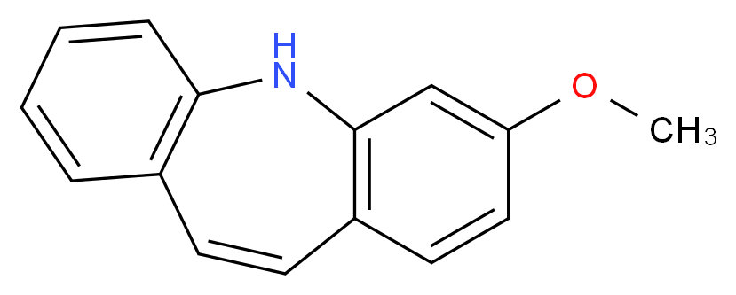 3-Methoxy Iminostilbene_分子结构_CAS_92483-74-4)