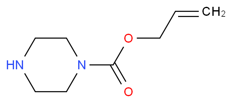 prop-2-en-1-yl piperazine-1-carboxylate_分子结构_CAS_55389-48-5
