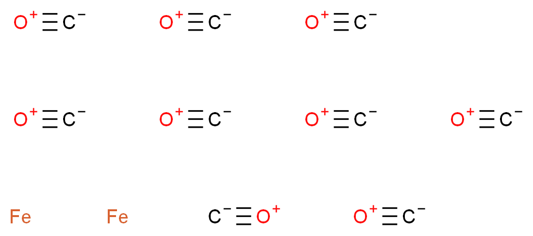 Diiron nonacarbonyl_分子结构_CAS_15321-51-4)