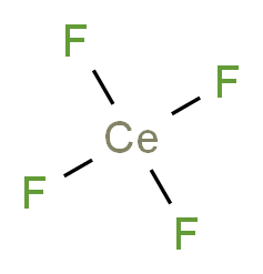 CERIC FLUORIDE, CeF4 &bull; H2O_分子结构_CAS_10060-10-3)