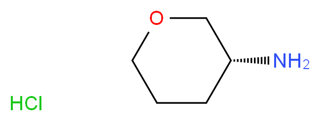 (3R)-oxan-3-amine hydrochloride_分子结构_CAS_1071829-82-7