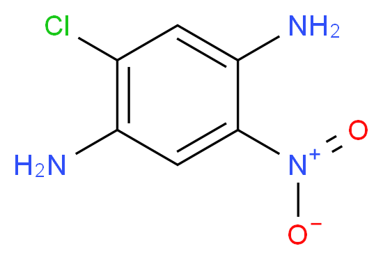 2-Chloro-5-nitro-1,4-phenylenediamine 97%_分子结构_CAS_26196-45-2)