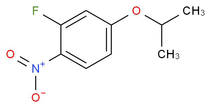 2-Fluoro-4-isopropoxy-1-nitrobenzene_分子结构_CAS_28987-50-0)