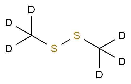 [(<sup>2</sup>H<sub>3</sub>)methyldisulfanyl](<sup>2</sup>H<sub>3</sub>)methane_分子结构_CAS_7282-94-2