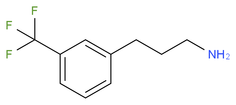 3-[3-(trifluoromethyl)phenyl]propan-1-amine_分子结构_CAS_)