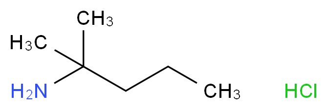 2-methylpentan-2-amine hydrochloride_分子结构_CAS_112306-54-4