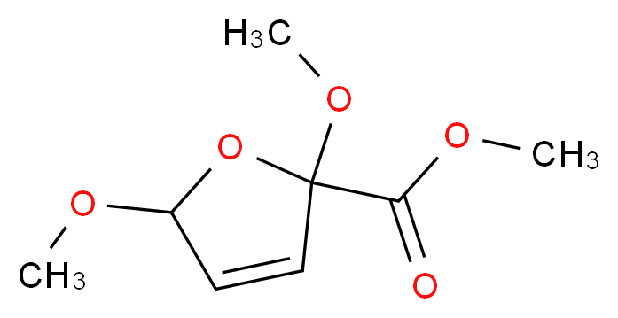 2,5-二氢-2,5-二甲氧基-2-呋喃羧酸甲酯，顺反异构体混合物_分子结构_CAS_62435-72-7)
