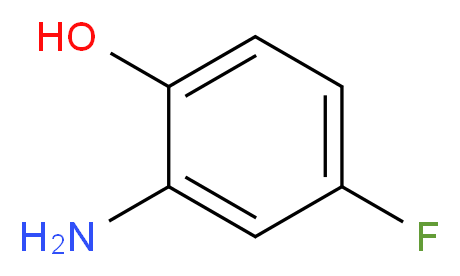 2-Amino-4-fluorophenol_分子结构_CAS_)