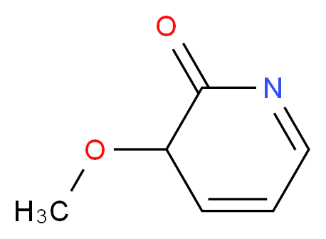 3-methoxy-2,3-dihydropyridin-2-one_分子结构_CAS_20928-63-6