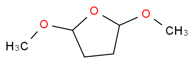 2,5-二甲氧基四氢呋喃, 顺 + 反_分子结构_CAS_696-59-3)