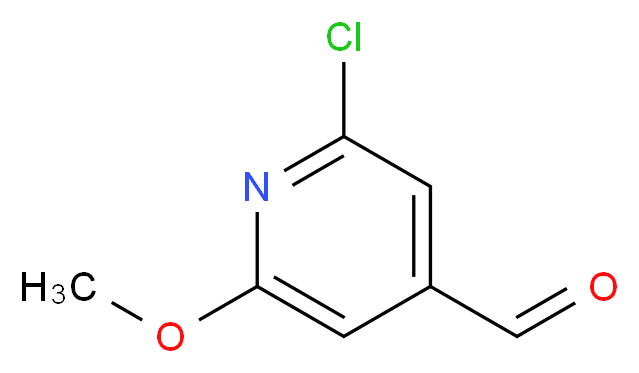 2-chloro-6-methoxypyridine-4-carbaldehyde_分子结构_CAS_329794-31-2