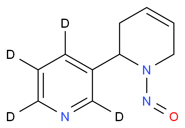 (R,S)-N-Nitroso Anatabine-2,4,5,6-d4 Also See N524753_分子结构_CAS_1020719-69-0)