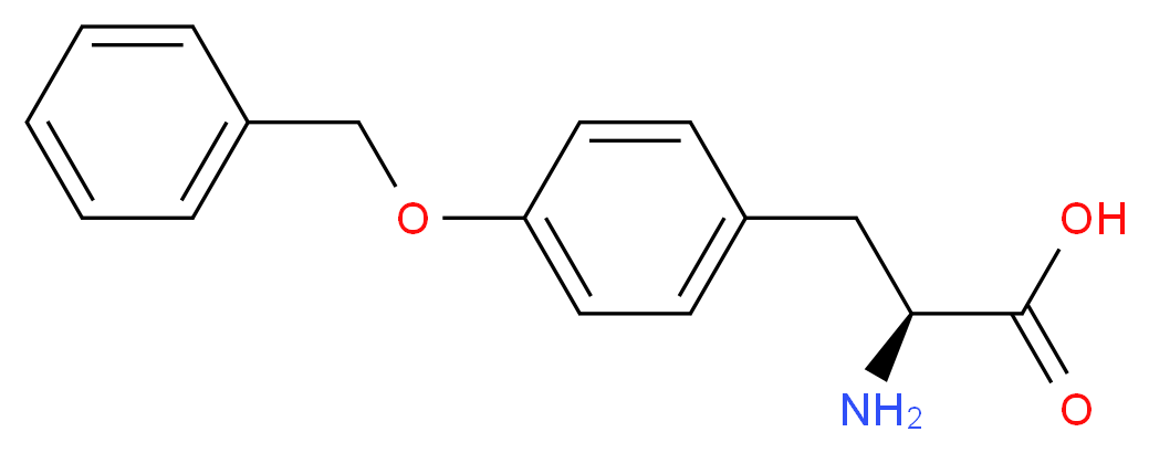 (2S)-2-amino-3-[4-(benzyloxy)phenyl]propanoic acid_分子结构_CAS_16652-64-5