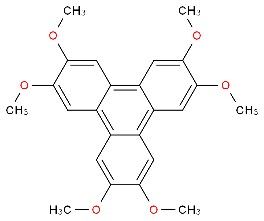 2,3,6,7,10,11-六甲氧基三亚苯_分子结构_CAS_808-57-1)