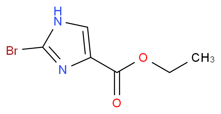 ethyl 2-bromo-1H-imidazole-4-carboxylate_分子结构_CAS_74478-93-6