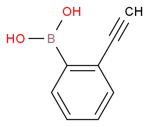 (2-ethynylphenyl)boronic acid_分子结构_CAS_905926-85-4