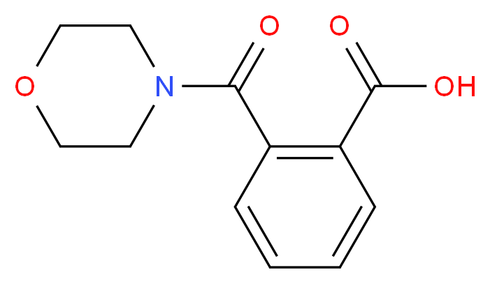 2-(morpholine-4-carbonyl)benzoic acid_分子结构_CAS_73728-40-2