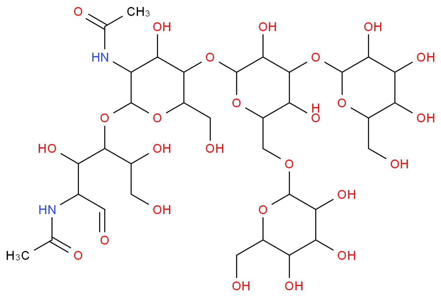 MAN-3 Glycan_分子结构_CAS_70858-45-6)