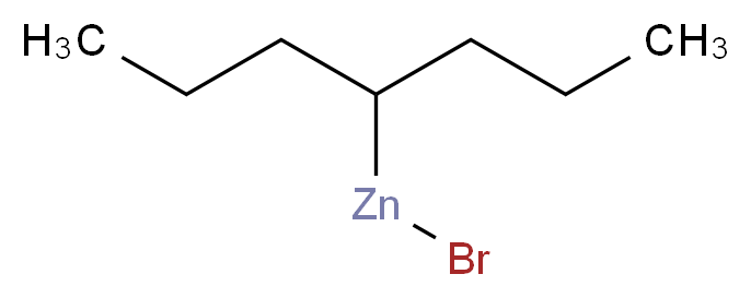 1-丙基丁基溴化锌 溶液_分子结构_CAS_312693-12-2)