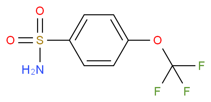 4-(trifluoromethoxy)benzene-1-sulfonamide_分子结构_CAS_1513-45-7