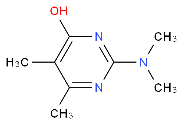 4,5-Dimethyl-2-(N,N-dimethylamino)-6-hydroxypyrimidine 97%_分子结构_CAS_)