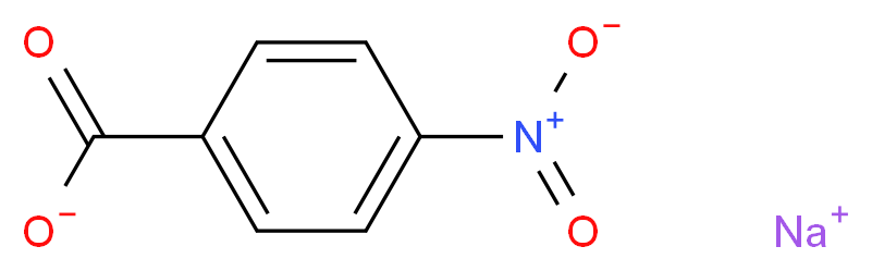 Sodium 4-nitrobenzoate_分子结构_CAS_3847-57-2)