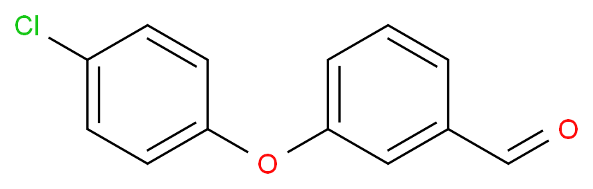 3-(4-chlorophenoxy)benzaldehyde_分子结构_CAS_69770-20-3