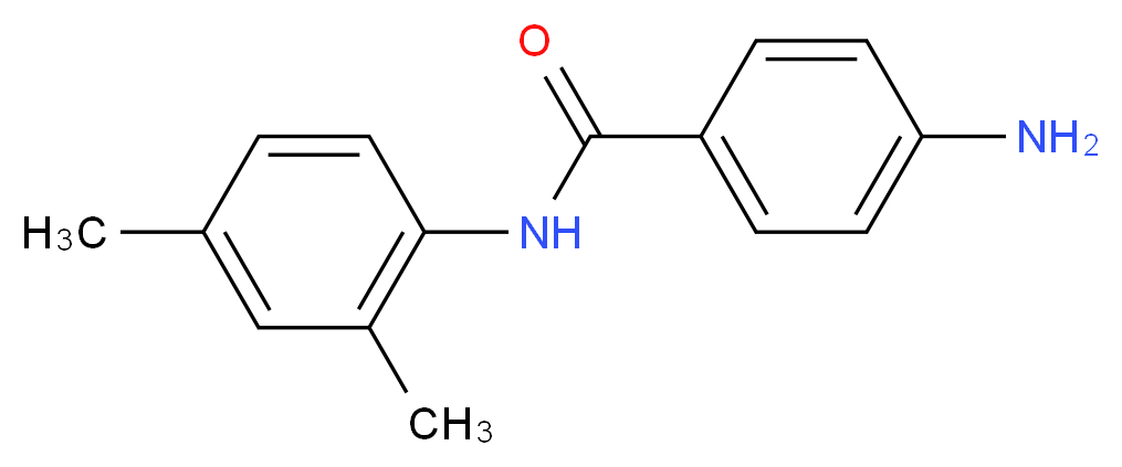 4-Amino-N-(2,4-dimethylphenyl)benzamide_分子结构_CAS_)