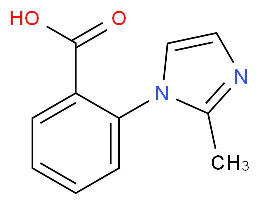 2-(2-Methyl-1H-imidazol-1-yl)benzoic acid_分子结构_CAS_159589-71-6)