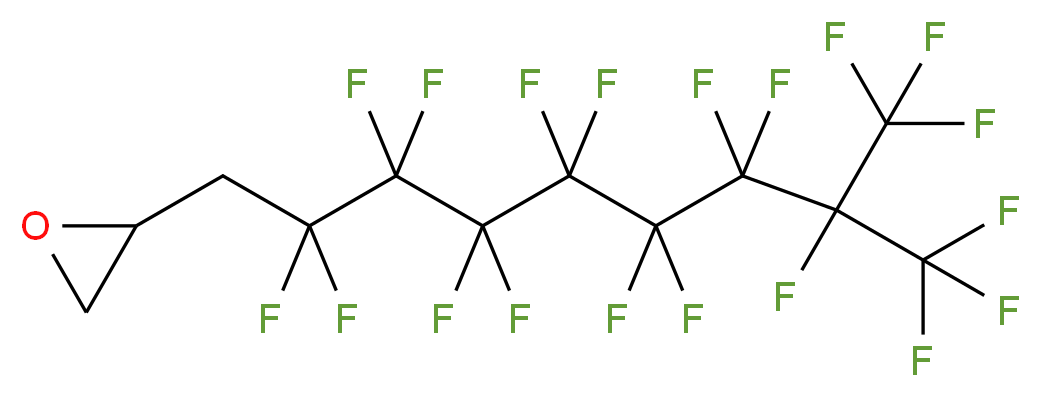 2-[2,2,3,3,4,4,5,5,6,6,7,7,8,9,9,9-hexadecafluoro-8-(trifluoromethyl)nonyl]oxirane_分子结构_CAS_41925-33-1