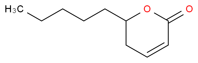6-pentyl-5,6-dihydro-2H-pyran-2-one_分子结构_CAS_51154-96-2