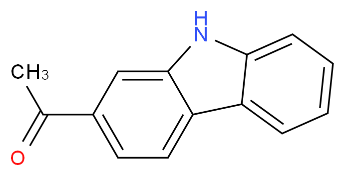 1-(9H-carbazol-2-yl)ethan-1-one_分子结构_CAS_23592-74-7