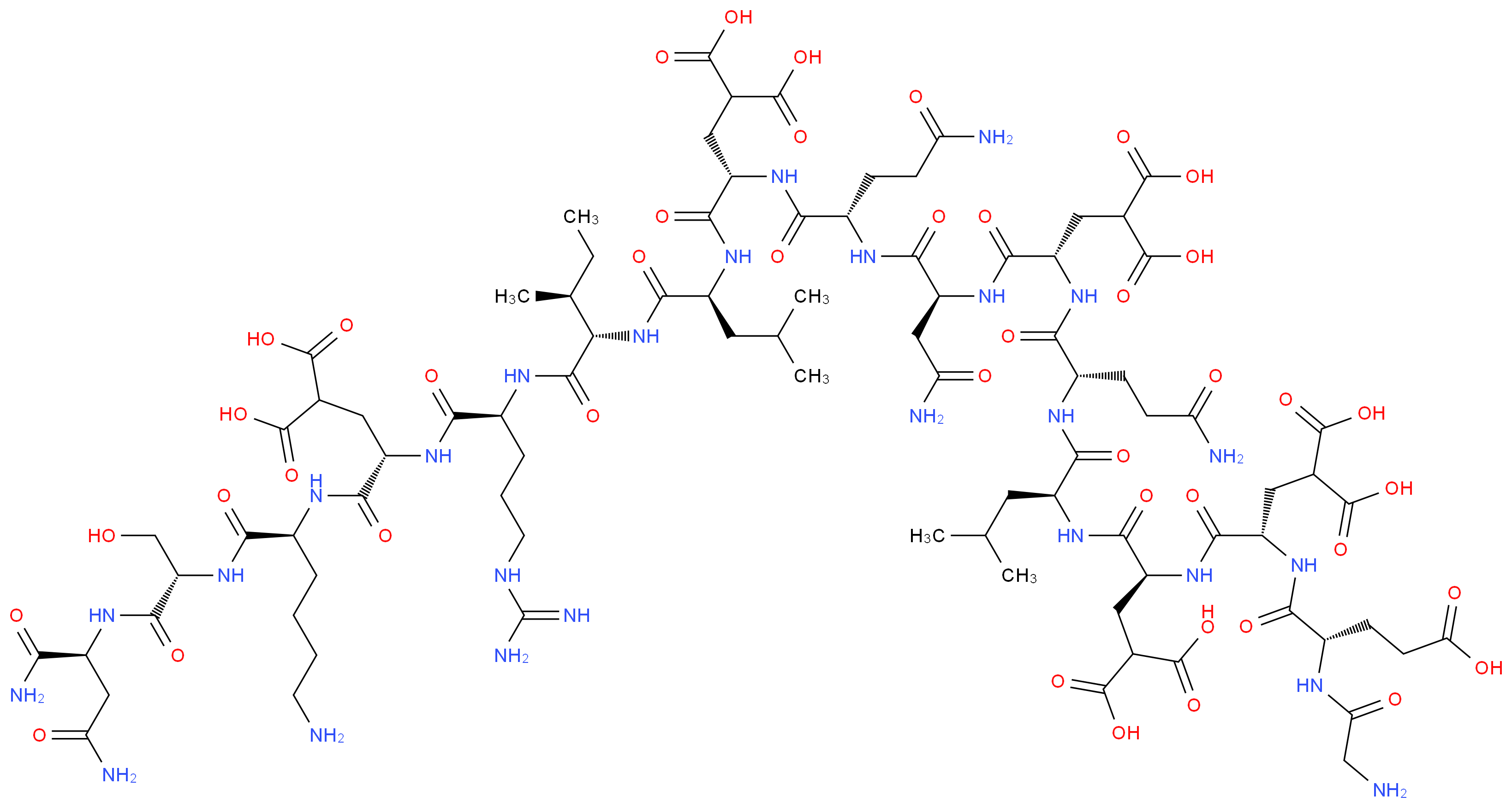 Conantokin G_分子结构_CAS_93438-65-4)