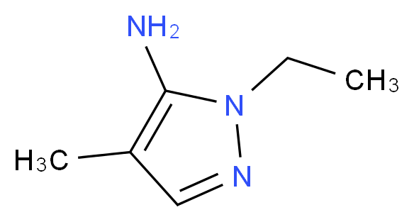 1-ethyl-4-methyl-1H-pyrazol-5-amine_分子结构_CAS_3702-13-4)