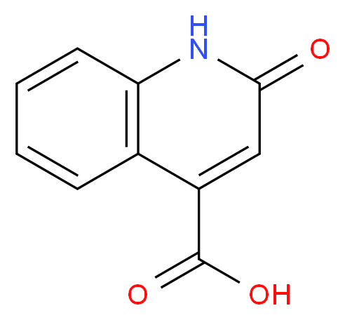 2-oxo-1,2-dihydroquinoline-4-carboxylic acid_分子结构_CAS_15733-89-8)