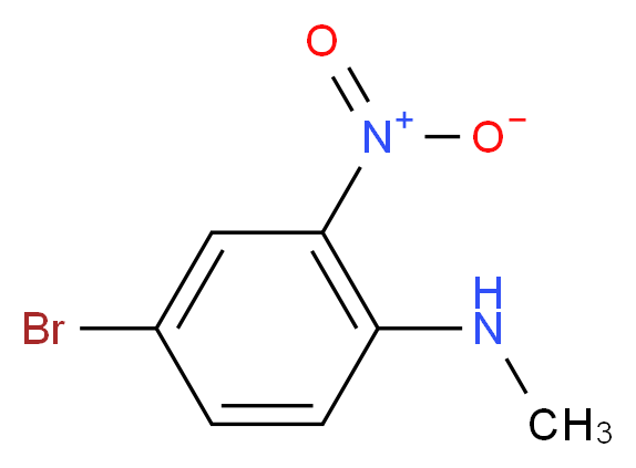 4-bromo-N-methyl-2-nitroaniline_分子结构_CAS_)
