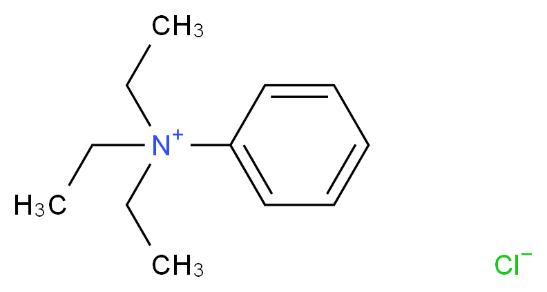 N,N,N-triethylanilinium chloride_分子结构_CAS_7430-15-1