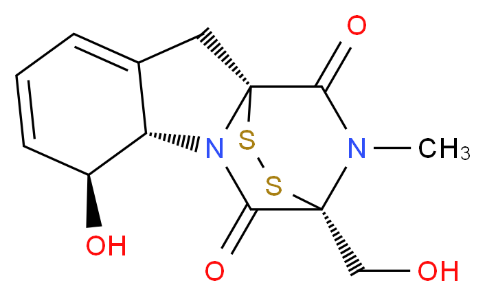 Gliotoxin from Gliocladium fimbriatum_分子结构_CAS_67-99-2)